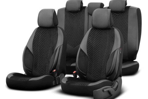 Set navlaka za autosjedalicu OTOM ADVANCED 204 BLACK BABYFACE 3-ZIP