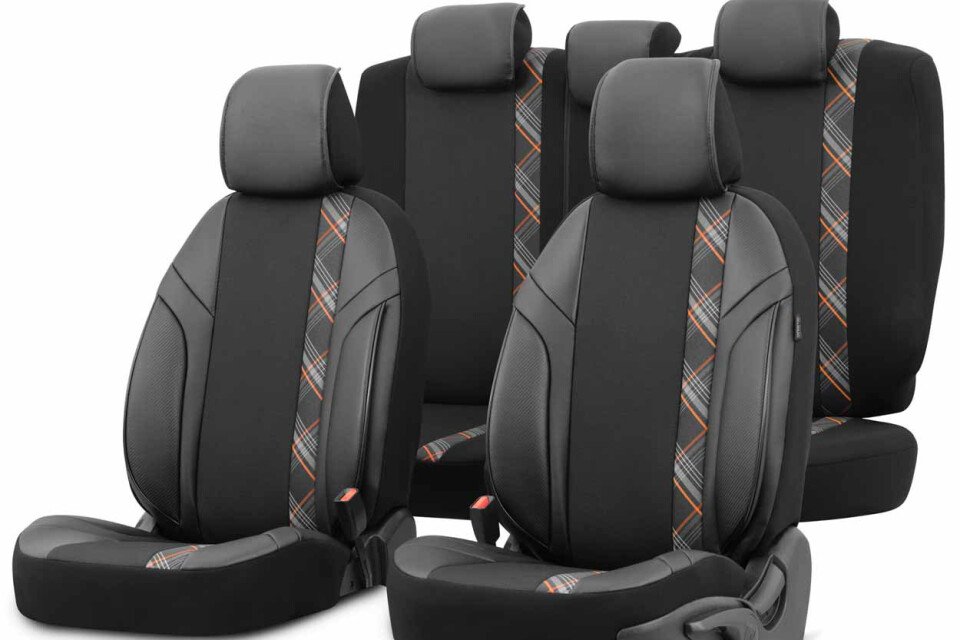 Set presvlaka za auto sedište OTOM HORIZON 1805 ORANGE 3-ZIP