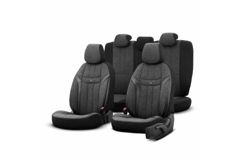 Autósülés huzatkészlet OTOM SWAN 501 BLACK 3-ZIP