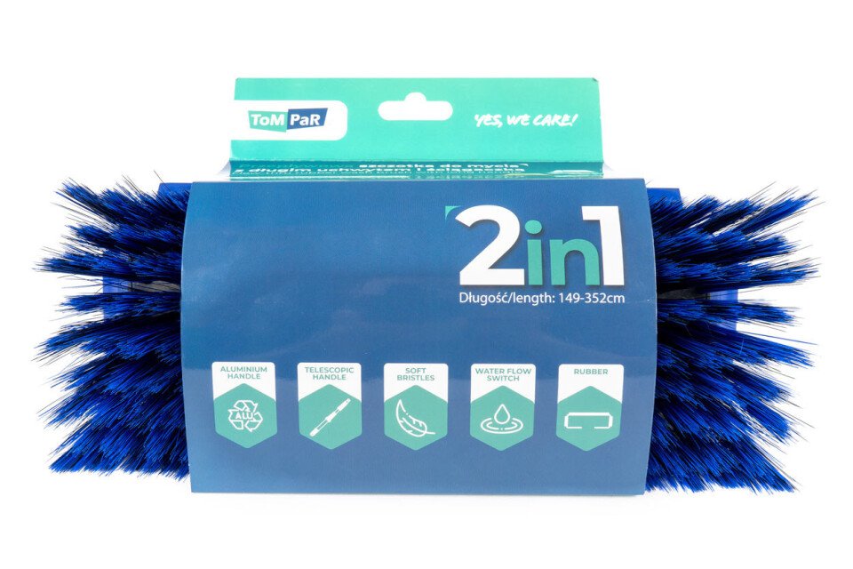 Τηλεσκοπική βούρτσα ροής για πλύσιμο αυτοκινήτων, αυτοκινήτων 149-350 cm