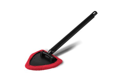 Mașină de spălat geamuri din microfibră, triunghiulară, 38 cm