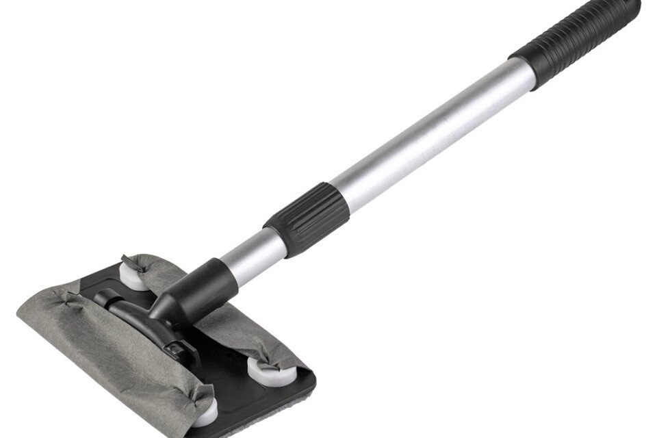 Fensterwascher mit auswechselbarem Tuch, teleskopierbar 38-52 cm
