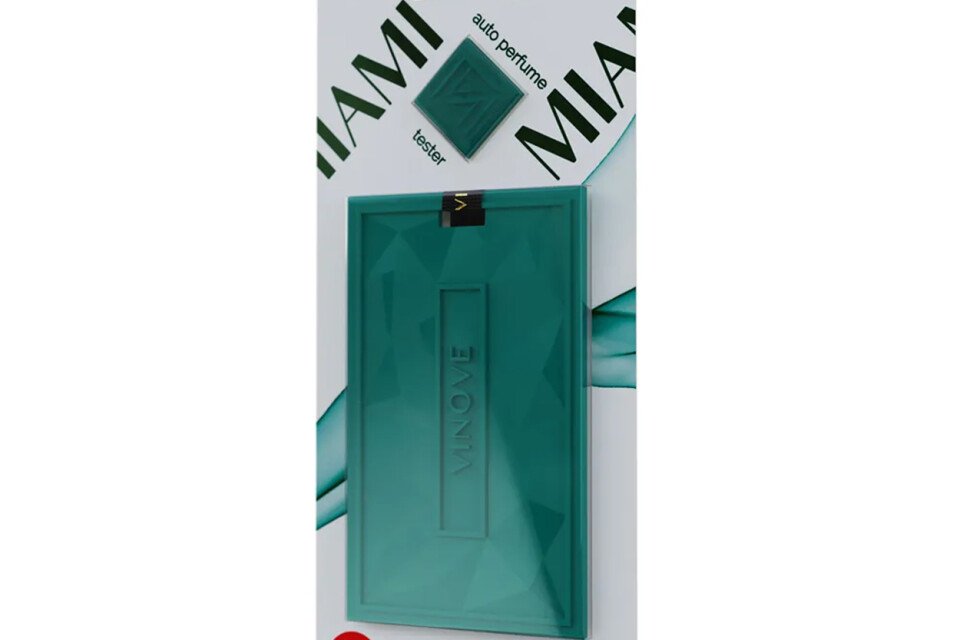 Pandantiv cu parfum auto Vinove Miami Scented Card