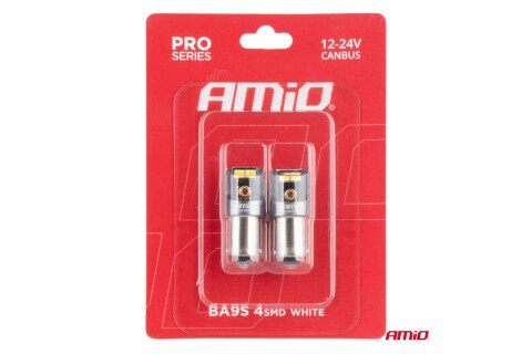 CANBUS PRO T4W BA9S LED žarulje 4x2016 SMD bijele 12V 24V AMIO-03582