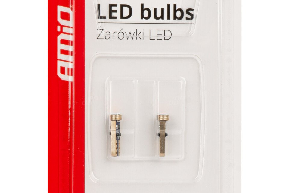 STANDARD Rdeča T5 12V 3030 1LED HP LED žarnice AMIO-03727