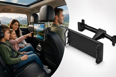 Supporto per tablet da auto HolderTablex, 120-330mm, 360°