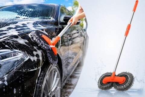 Spazzola per autolavaggio TwinFlex a doppia testa - segmentata, per tutte le superfici