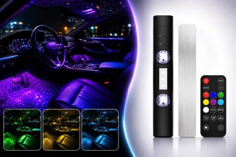 Kabellose AuraShift LED-Ambiente-Autobeleuchtung, USB