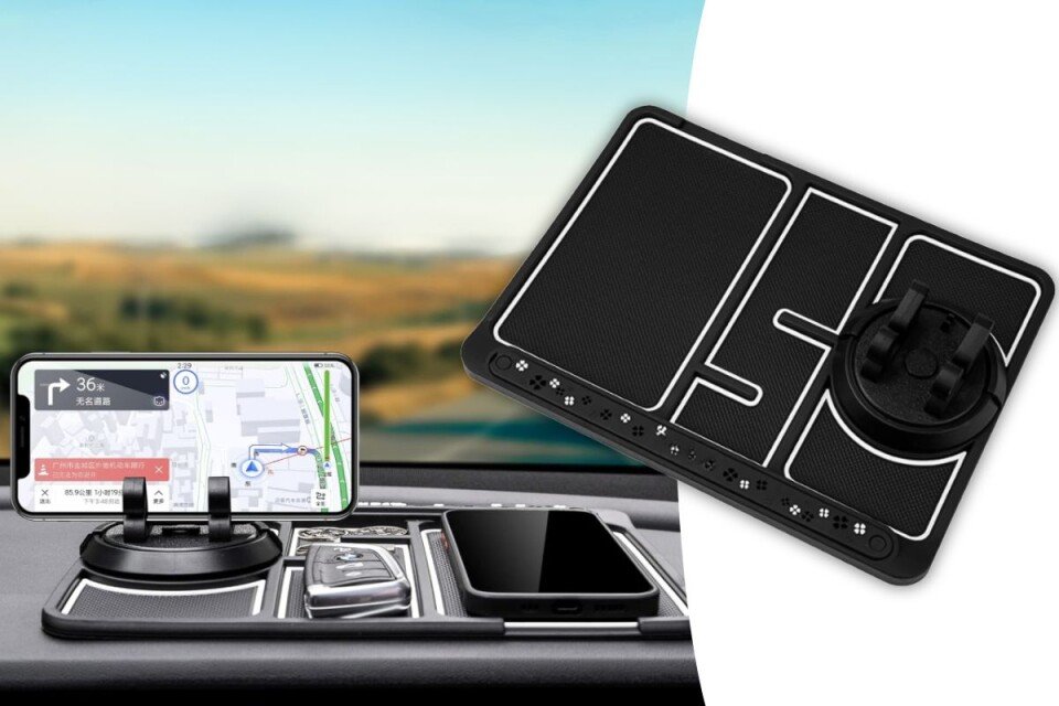 SecureDash 4-u-1 neklizajuća auto prostirka