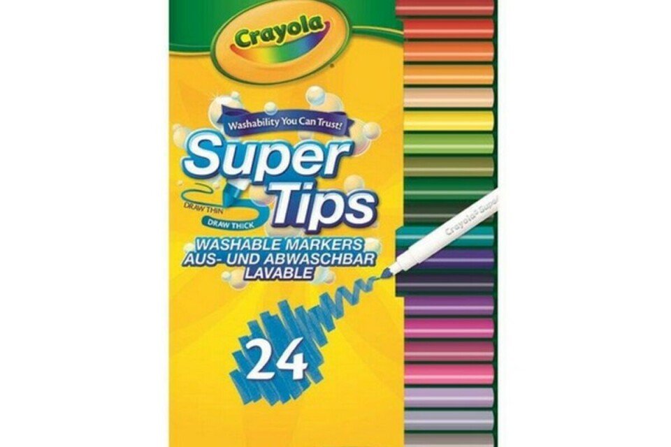 Flomaster Crayola B01BF6F20K Perivo (24 uds)