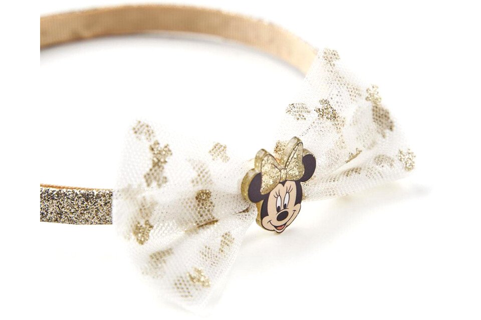 Diadema Minnie Mouse Laso zlatan