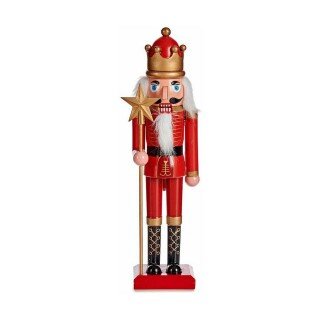 Декоративна фигурка Червен Орехотрошачка 7,5 x 28,5 x 7,5 cm Пластмаса
