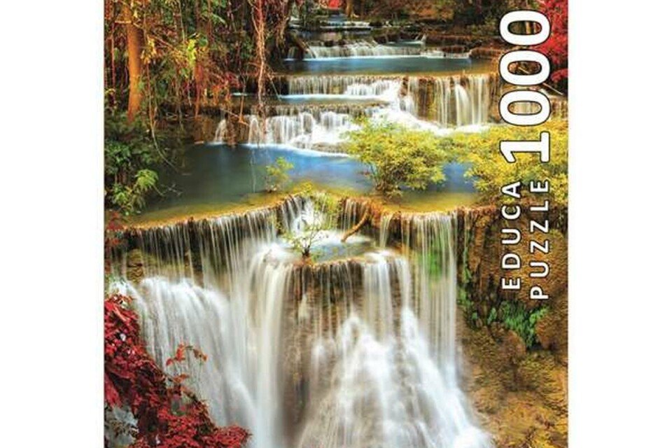 Igra Plastelinom Educa Waterfall in the forest 1000 Dijelovi