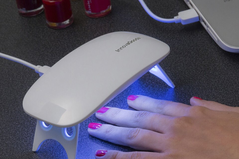 Lampă LED UV pentru Unghii Mini InnovaGoods