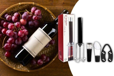 AiréWine 4 in 1 apribottiglie con pompa ad aria