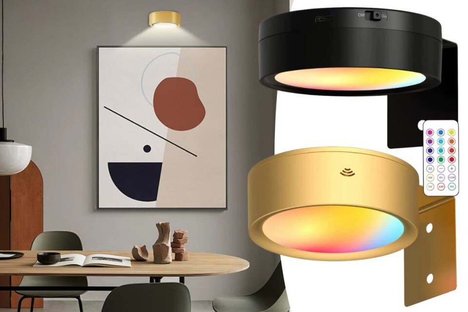 Orbly magnetna svetla, LED, RGB svetlo, 1500mAh