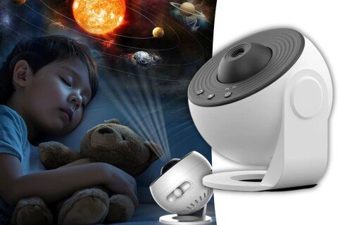 Noctilux noćni projektor, rotacija od 360°, 12 projekcija, USB