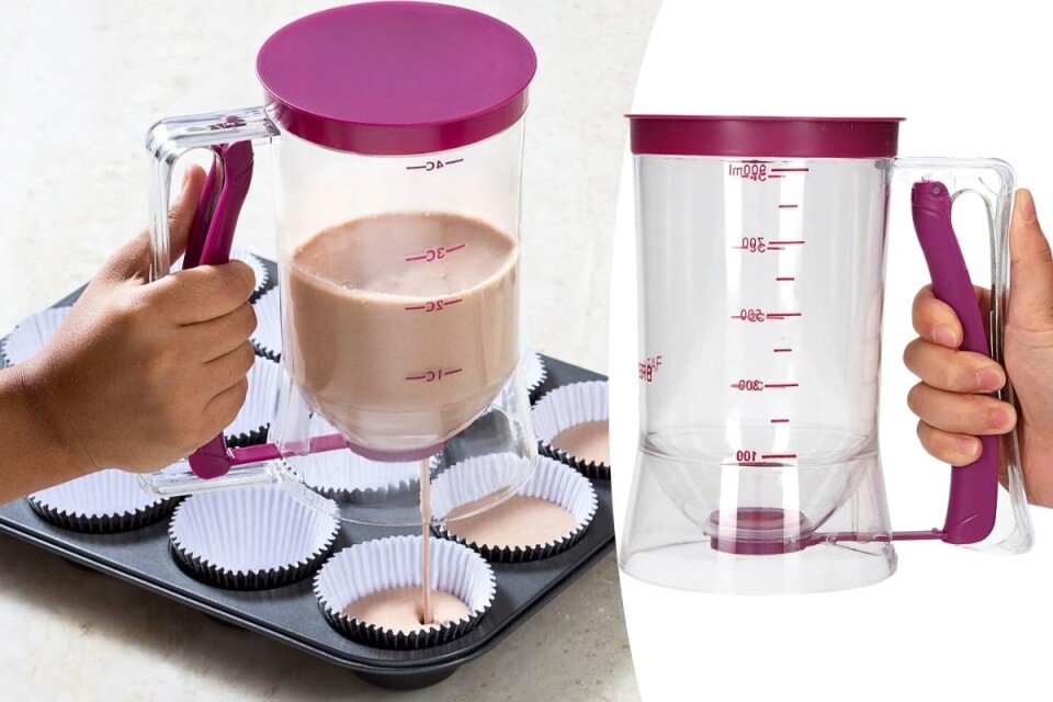 Dozirnik testa CupBaky, enostavno upravljanje, do 900ml