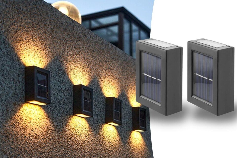 Solarna zidna lampa SolarWall, LED, 2 kom