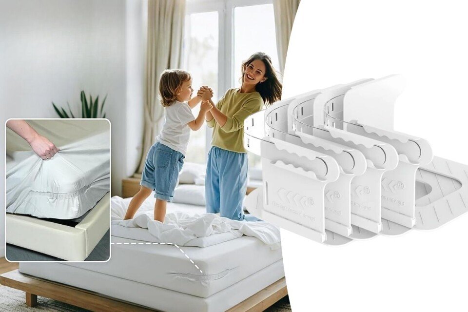 Pametni držači za plahte SheetSmart, 4 komada