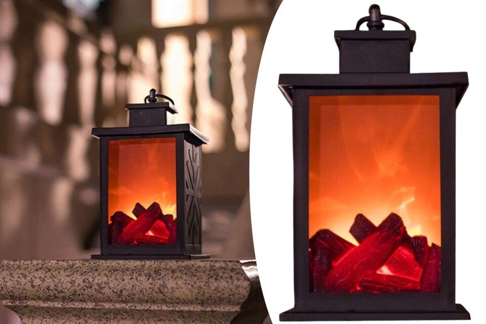 FlameCo LED stona lampa, u obliku kamina