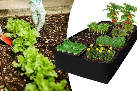 Podignuta baštenska gredica od tkanine SproutSphere, 120x62 cm