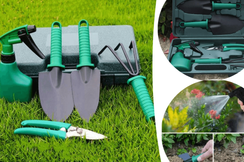 Baštenski set od 5 delova GardenPRO + torbica/torba