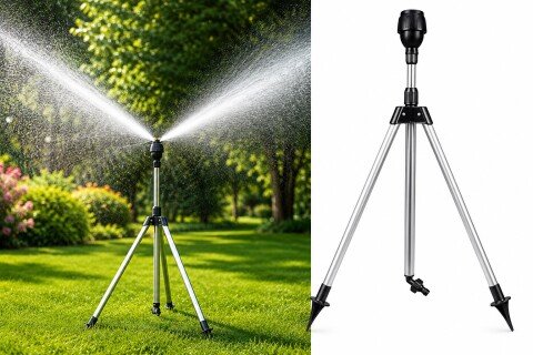 AquaAxis rotacijski raspršivač na stalku, 360°, radijus 6-12 metara