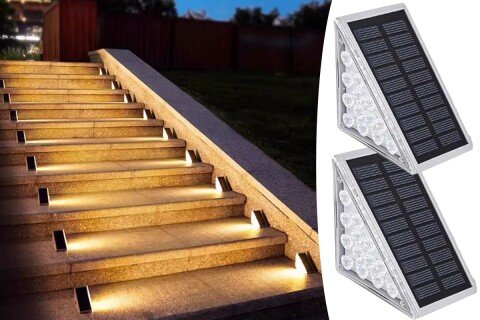 Vodootporna solarna LED lampa SolarTac, IP44, 13 LED, 800mAh, 2 komada