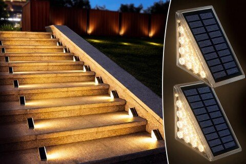 Vízálló napelemes LED lámpa SolarTac, IP44, 13 LED, 800mAh, 2 db