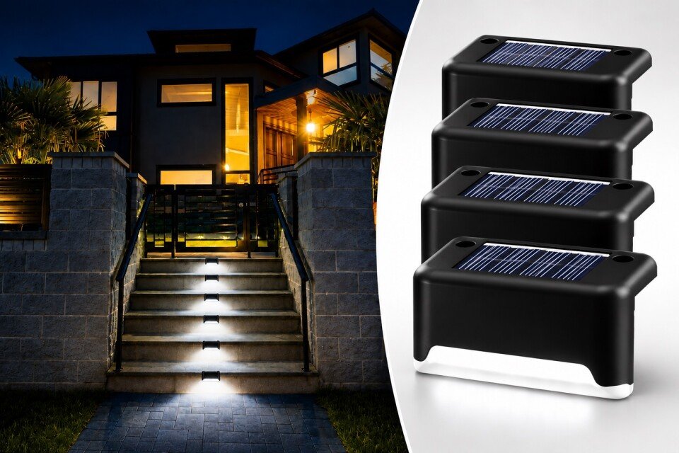 Venkovní solární světla SolarNight, bezdrátová, 4x kusy