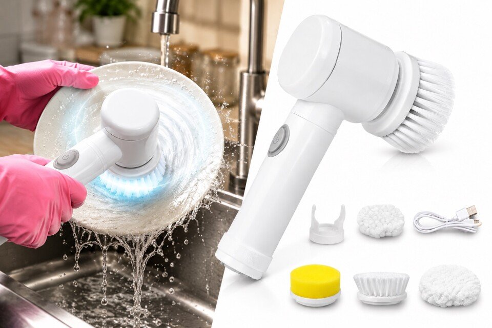 Ηλεκτρική βούρτσα καθαρισμού ElectricBrush 360°, 1500 mAh