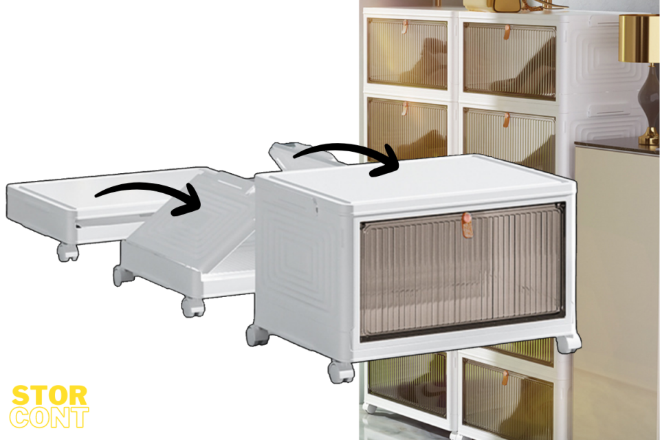 Praktikus tárolódoboz fedéllel StorCont