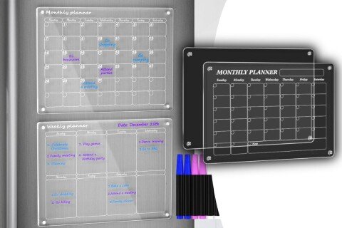 Magnetski kalendar za suvo brisanje za frižider MagneticCalendar