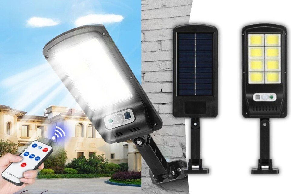 Solarna LED lampa sa senzorom, daljinski upravljač FulSol