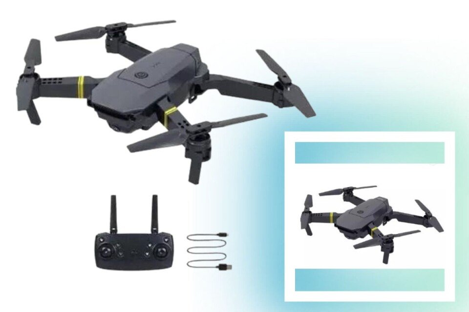 SpeedEye Mini drone con videocamera HD, WiFi, 360°