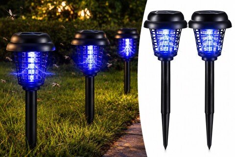 Venkovní lampa proti komárům BugLess, 8-12 hodin, 2 kusy