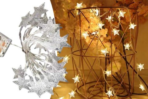 LED svetla na traci sa motivom zvezde StringLights, 6m