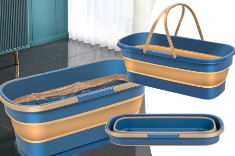 MopBuckey Sklopiva kanta za brisanje mopa od 10 litara – kompaktna, robusna i nepropusna