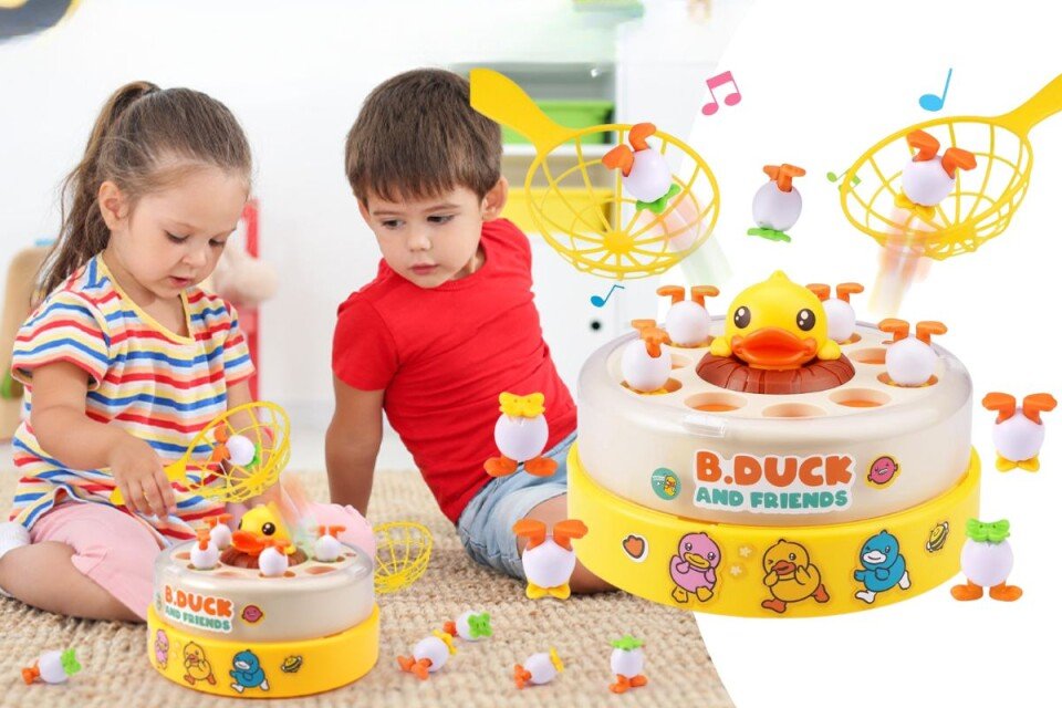 Duckaroo gioco interattivo dell'anatra volante, per la concentrazione