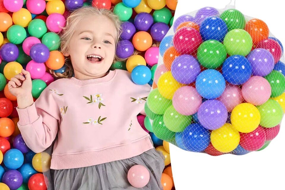 Kulki plastikowe BoBallsi, 50 sztuk, losowe kolory