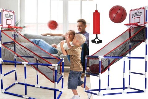 BasketHop beltéri kosárlabda állvány + labda és pumpa