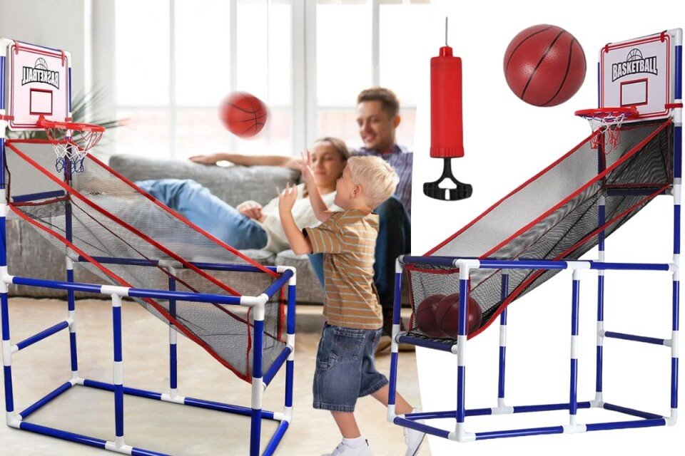 BasketHop beltéri kosárlabda állvány + labda és pumpa