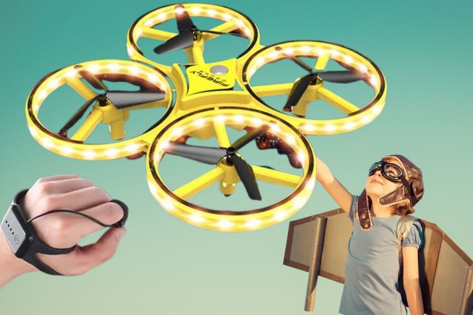 MagicDron mini dron, ručna kontrola