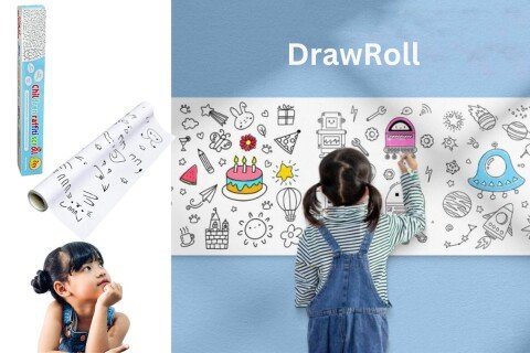 Role na kreslení pro děti DrawRoll, 30x300cm