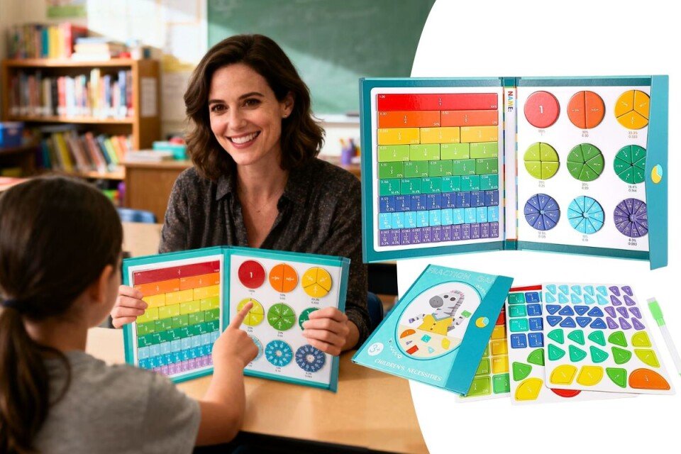 Kit di apprendimento delle frazioni magnetiche FracMaster