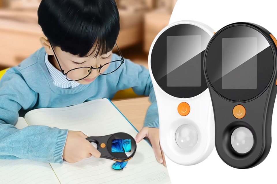 Prenosni digitalni mikroskop MicroQuest, 500x povečava, IPS zaslon, 1080p