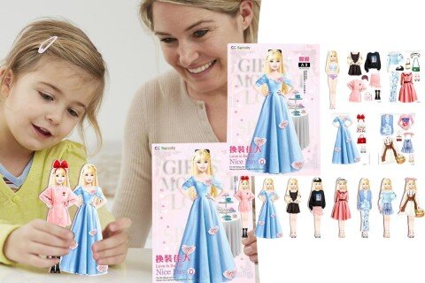 A CharmiDoll mágneses öltöztetőbaba serkenti a képzeletet