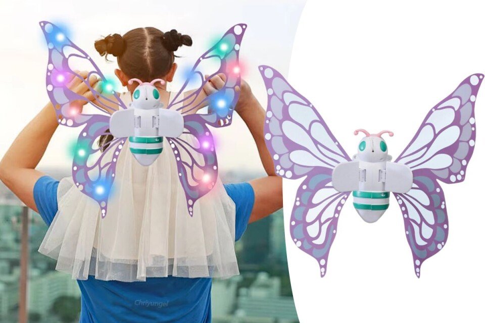 WinkiWings Kinderflügel, LED-Leuchten