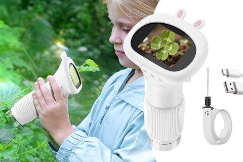 CuriosityZoomer Kindermikroskop, 200x, USB